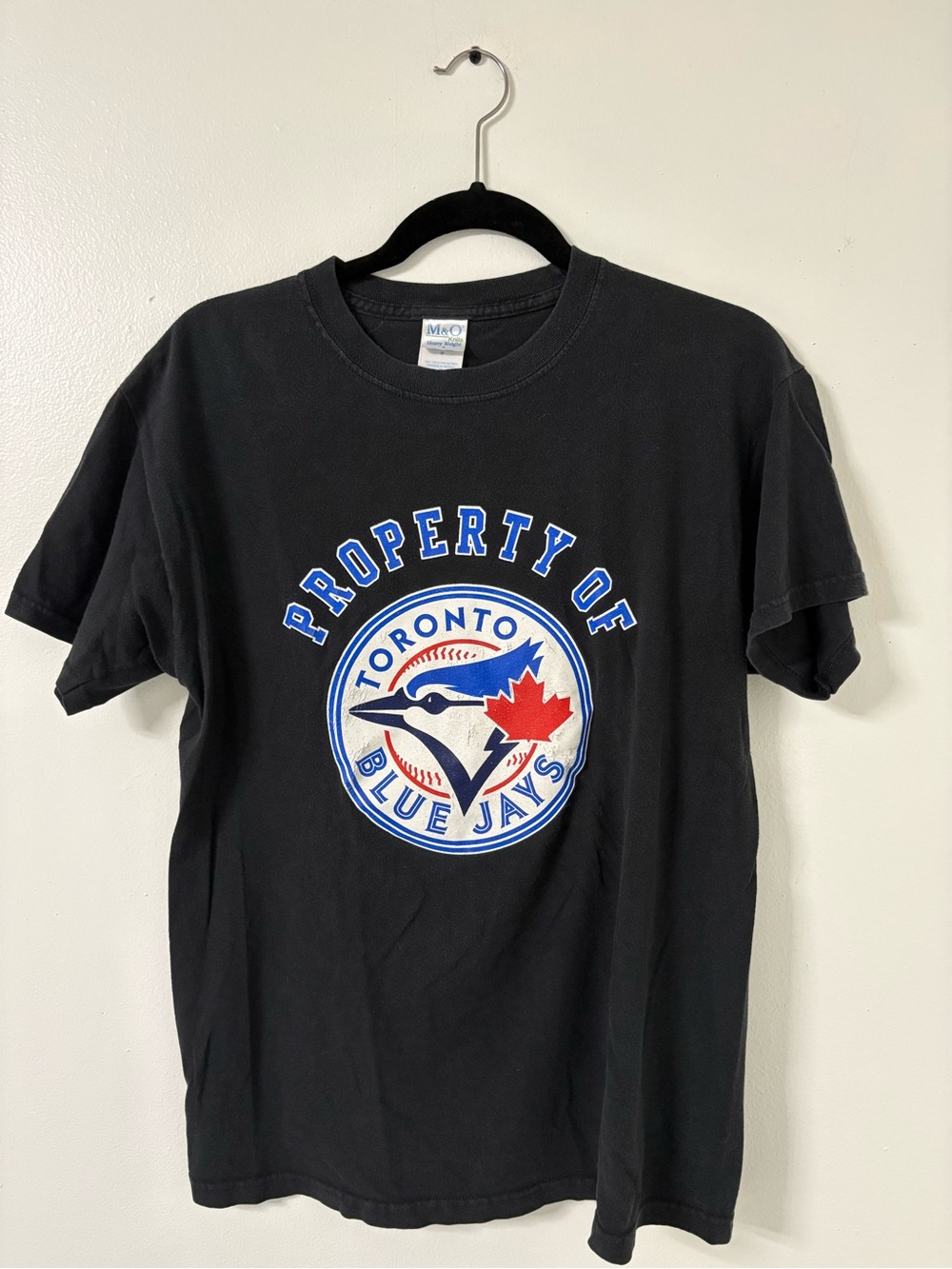 Toronto Blue Jays Black Graphic Crewneck Tee